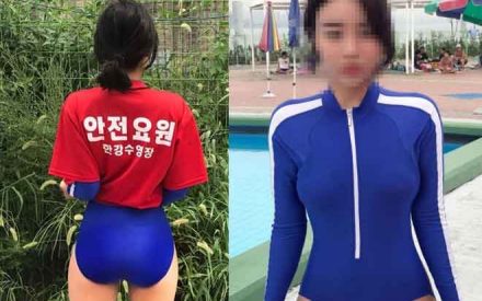 背影杀手？秒杀中韩网友的女救生员正面照曝光了